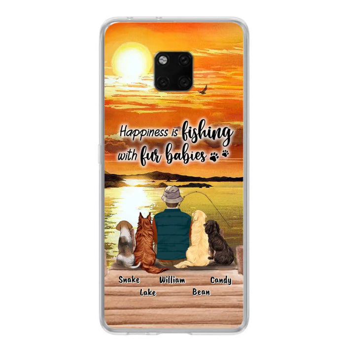 Personalized Fishing Man/Woman Phone Case - Up to 4 Pets - Phone Case For Xiaomi, Huawei and Oppo - 4TC88X