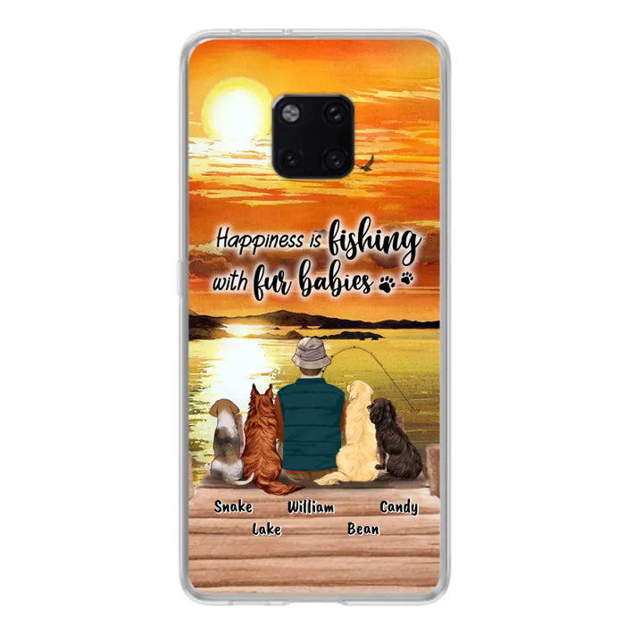 Personalized Fishing Man/Woman Phone Case - Up to 4 Pets - Phone Case For Xiaomi, Huawei and Oppo - 4TC88X