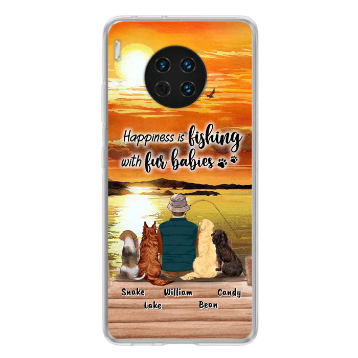 Personalized Fishing Man/Woman Phone Case - Up to 4 Pets - Phone Case For Xiaomi, Huawei and Oppo - 4TC88X