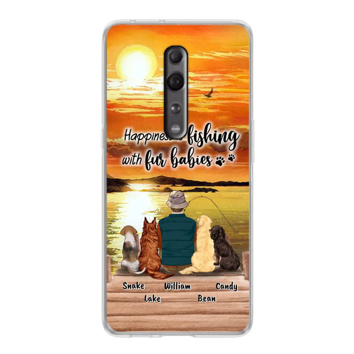 Personalized Fishing Man/Woman Phone Case - Up to 4 Pets - Phone Case For Xiaomi, Huawei and Oppo - 4TC88X