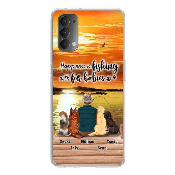 Personalized Fishing Man/Woman Phone Case - Up to 4 Pets - Phone Case For Xiaomi, Huawei and Oppo - 4TC88X