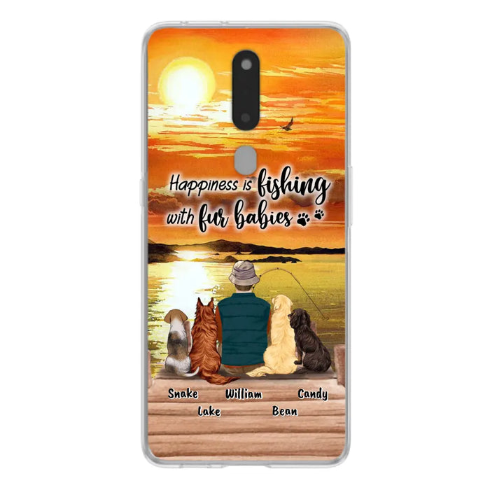 Personalized Fishing Man/Woman Phone Case - Up to 4 Pets - Phone Case For Xiaomi, Huawei and Oppo - 4TC88X