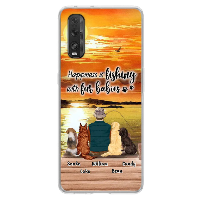 Personalized Fishing Man/Woman Phone Case - Up to 4 Pets - Phone Case For Xiaomi, Huawei and Oppo - 4TC88X