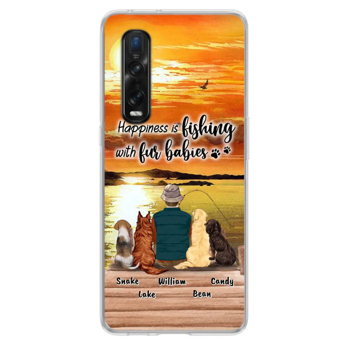 Personalized Fishing Man/Woman Phone Case - Up to 4 Pets - Phone Case For Xiaomi, Huawei and Oppo - 4TC88X