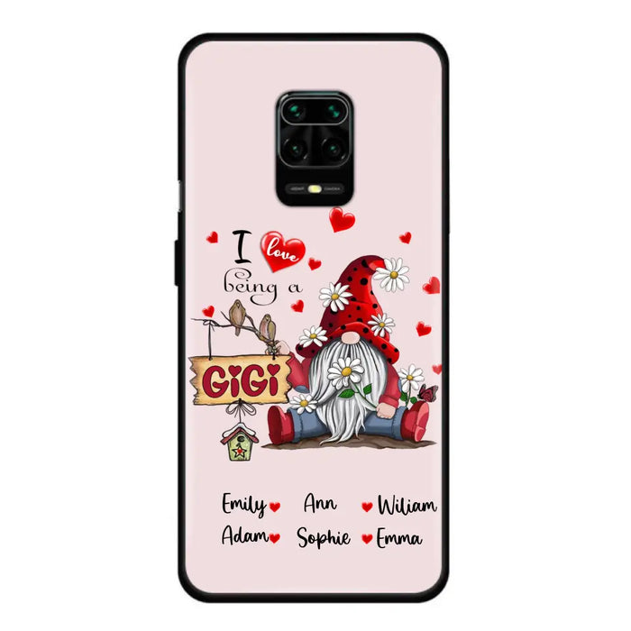Personalized Grandma Phone Case - I Love Being Grandma - R5OIKQ - Red - Case For iPhone And Samsung