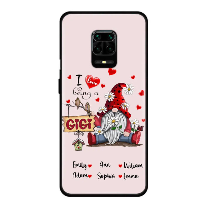 Personalized Grandma Phone Case - I Love Being Grandma - R5OIKQ - Red - Case For iPhone And Samsung