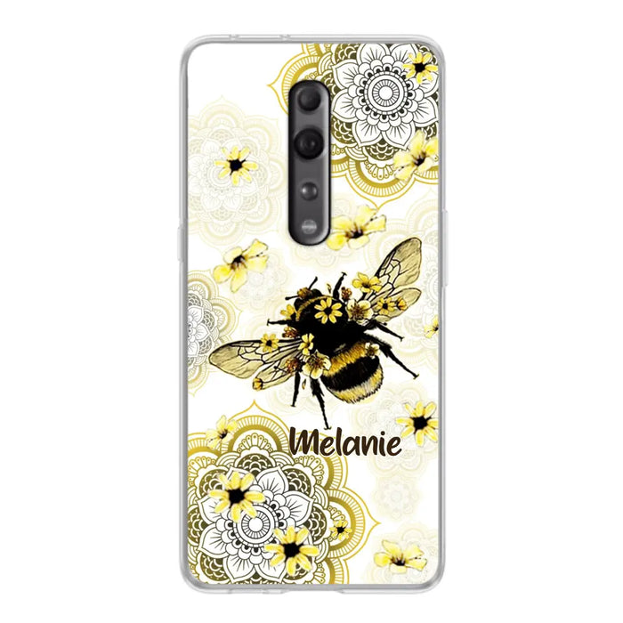 Personalized Bee Phone Case - Up to 5 Bees - Gift For Bee Lovers - Case For Xiaomi, Oppo And Huawei