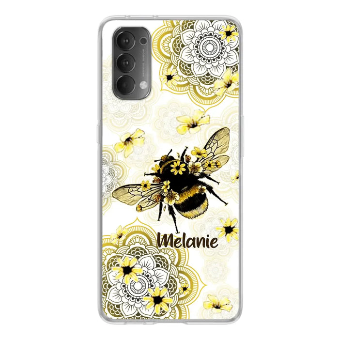 Personalized Bee Phone Case - Up to 5 Bees - Gift For Bee Lovers - Case For Xiaomi, Oppo And Huawei