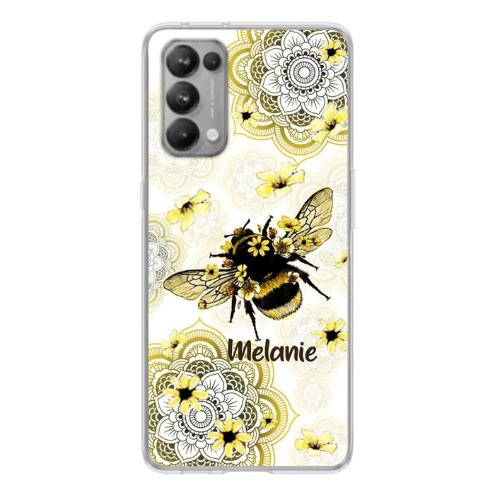 Personalized Bee Phone Case - Up to 5 Bees - Gift For Bee Lovers - Case For Xiaomi, Oppo And Huawei