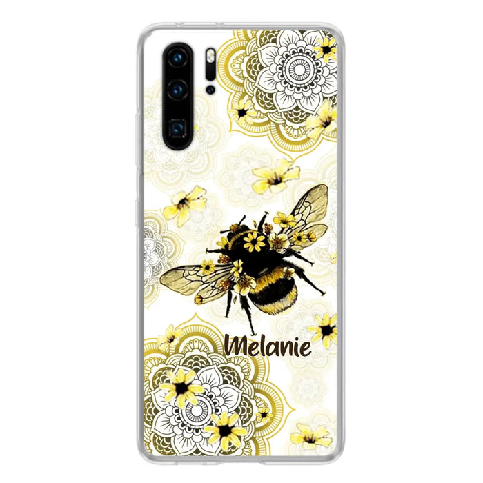 Personalized Bee Phone Case - Up to 5 Bees - Gift For Bee Lovers - Case For Xiaomi, Oppo And Huawei