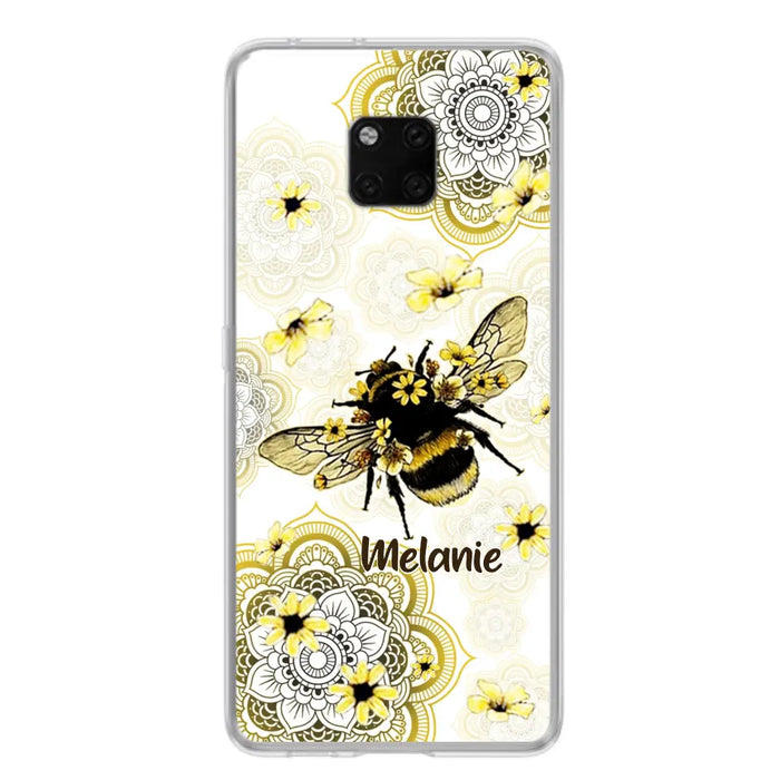 Personalized Bee Phone Case - Up to 5 Bees - Gift For Bee Lovers - Case For Xiaomi, Oppo And Huawei