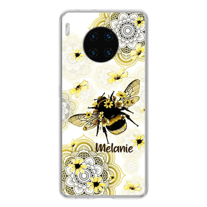 Personalized Bee Phone Case - Up to 5 Bees - Gift For Bee Lovers - Case For Xiaomi, Oppo And Huawei