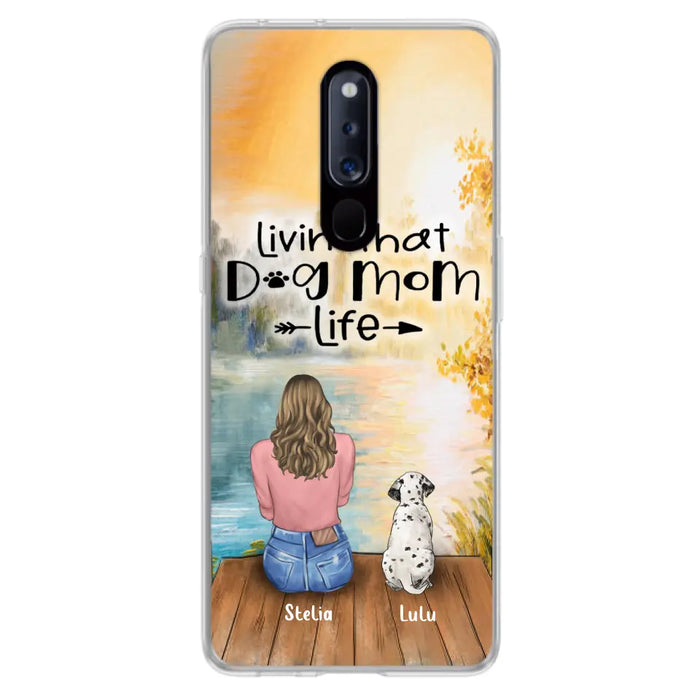 Personalized Dog Mom Phone Case - Case for Huawei, Oppo and Xiaomi - Gift for Dog Lovers With Up To 4 Dogs - Livin' that dog mom life