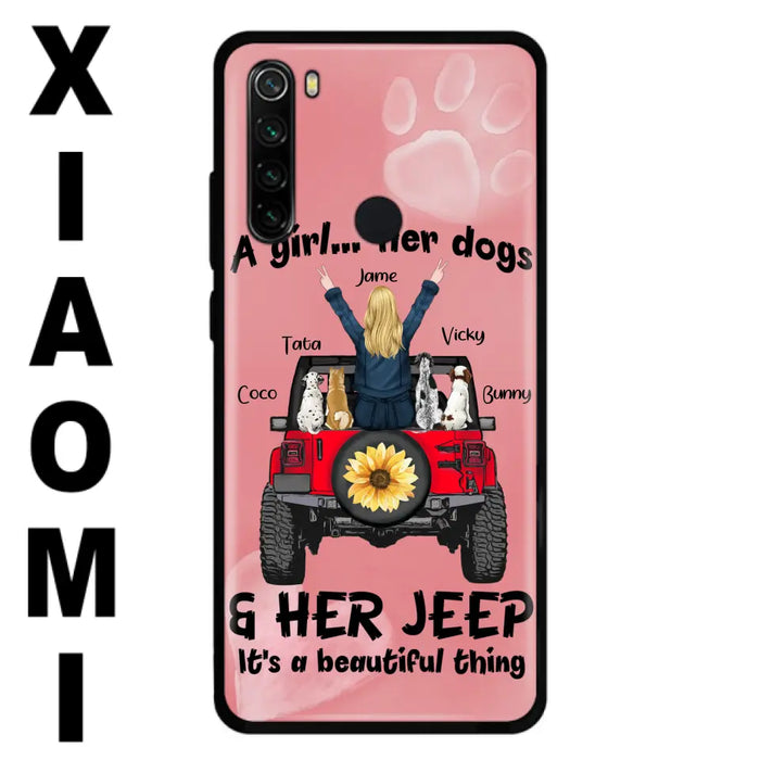 Personalized Dog Mom & Off-road Phone case - Case For Xiaomi, Huawei and Oppo - A Girl Her Dogs - 2OTN07