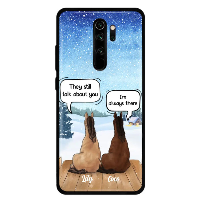 Personalized Dog Horse Phone Case - Up to 5 Pets - Xmas Gift For Dog/Horse Lover - Case For Xiaomi, Oppo And Huawei