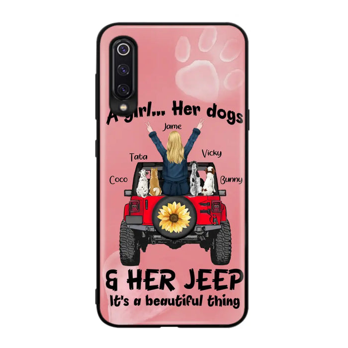 Personalized Dog Mom & Off-road Phone case - Case For Xiaomi, Huawei and Oppo - A Girl Her Dogs - 2OTN07