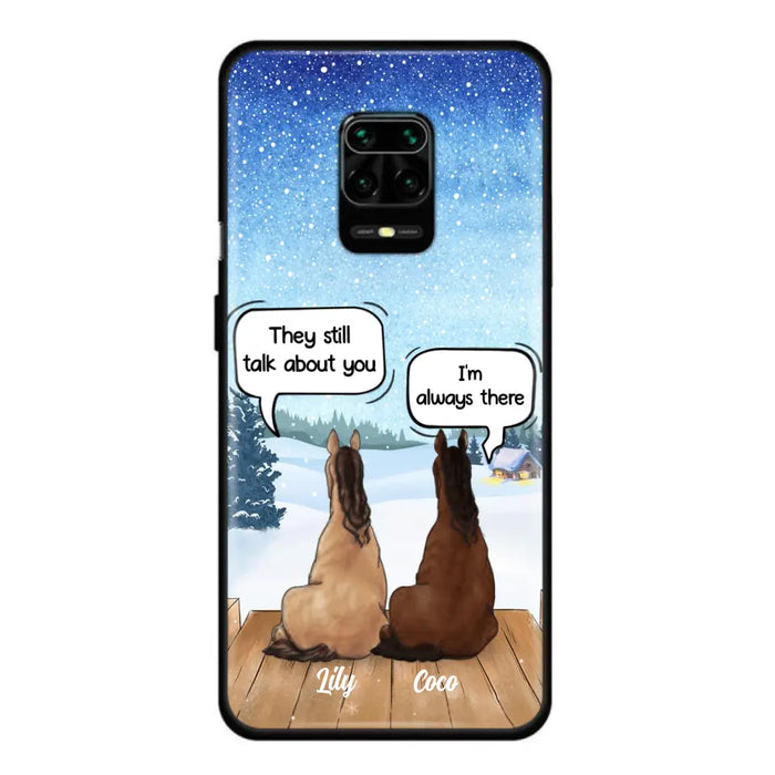 Personalized Dog Horse Phone Case - Up to 5 Pets - Xmas Gift For Dog/Horse Lover - Case For Xiaomi, Oppo And Huawei