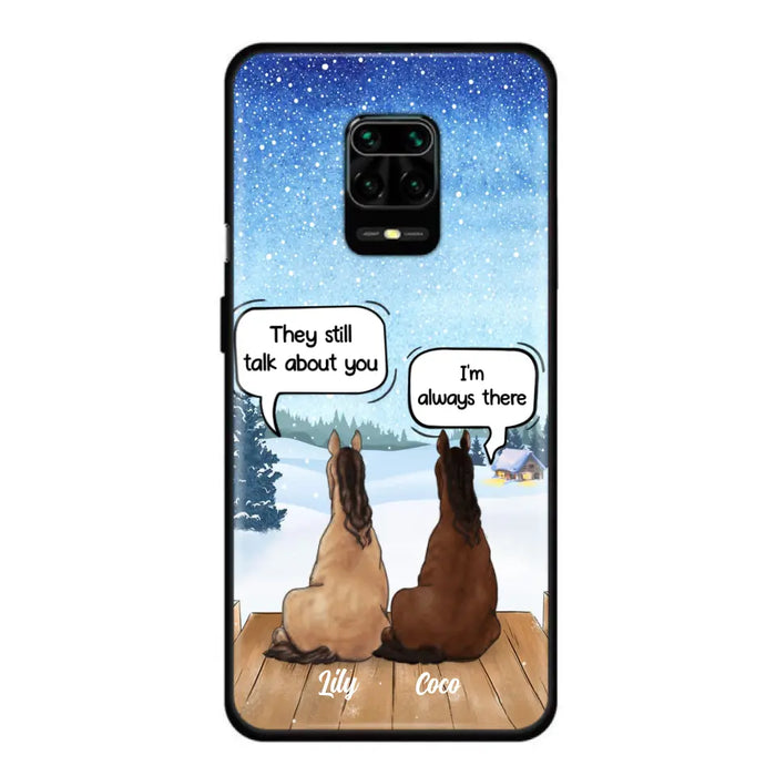 Personalized Dog Horse Phone Case - Up to 5 Pets - Xmas Gift For Dog/Horse Lover - Case For Xiaomi, Oppo And Huawei