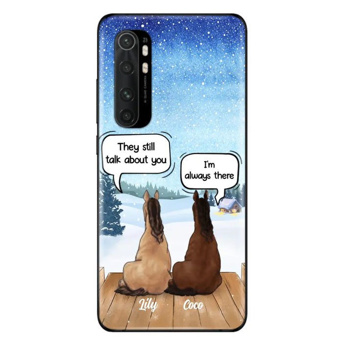 Personalized Dog Horse Phone Case - Up to 5 Pets - Xmas Gift For Dog/Horse Lover - Case For Xiaomi, Oppo And Huawei