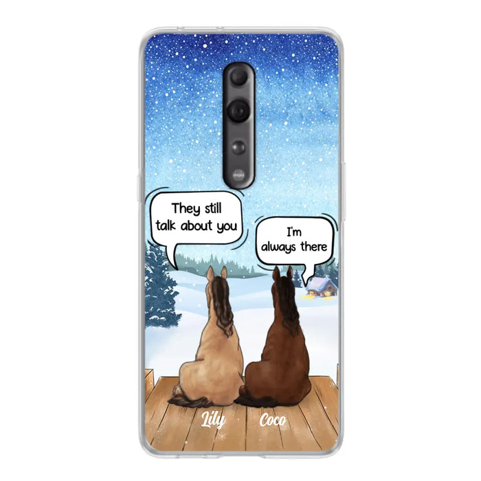 Personalized Dog Horse Phone Case - Up to 5 Pets - Xmas Gift For Dog/Horse Lover - Case For Xiaomi, Oppo And Huawei