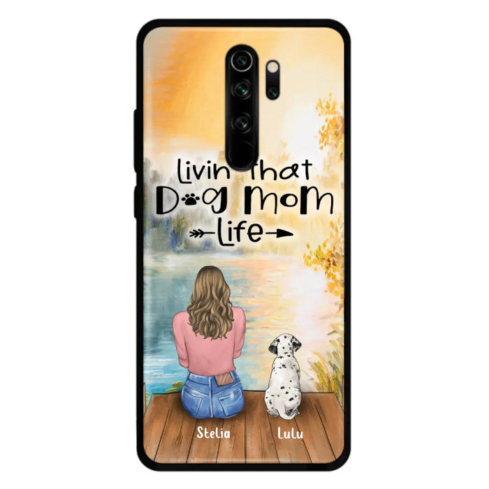 Personalized Dog Mom Phone Case - Case for Huawei, Oppo and Xiaomi - Gift for Dog Lovers With Up To 4 Dogs - Livin' that dog mom life