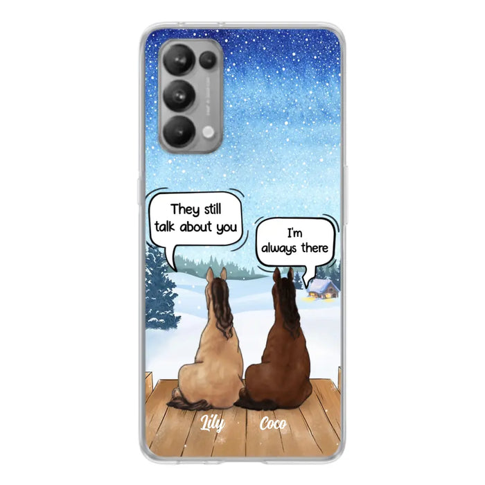 Personalized Dog Horse Phone Case - Up to 5 Pets - Xmas Gift For Dog/Horse Lover - Case For Xiaomi, Oppo And Huawei