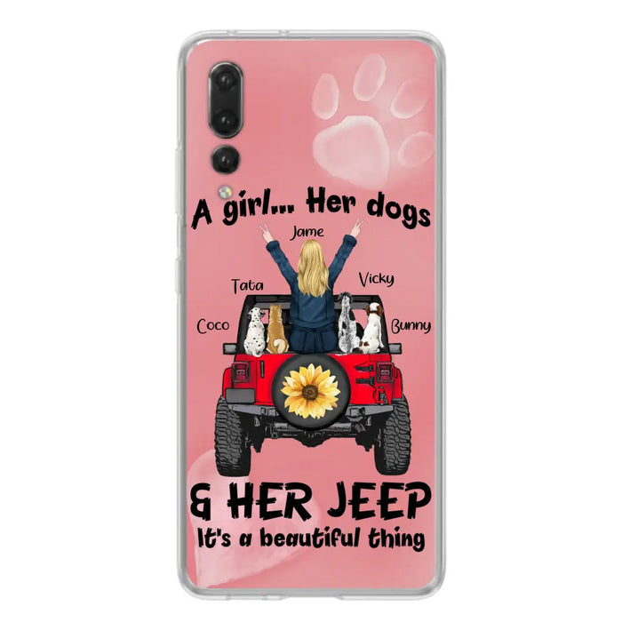 Personalized Dog Mom & Off-road Phone case - Case For Xiaomi, Huawei and Oppo - A Girl Her Dogs - 2OTN07