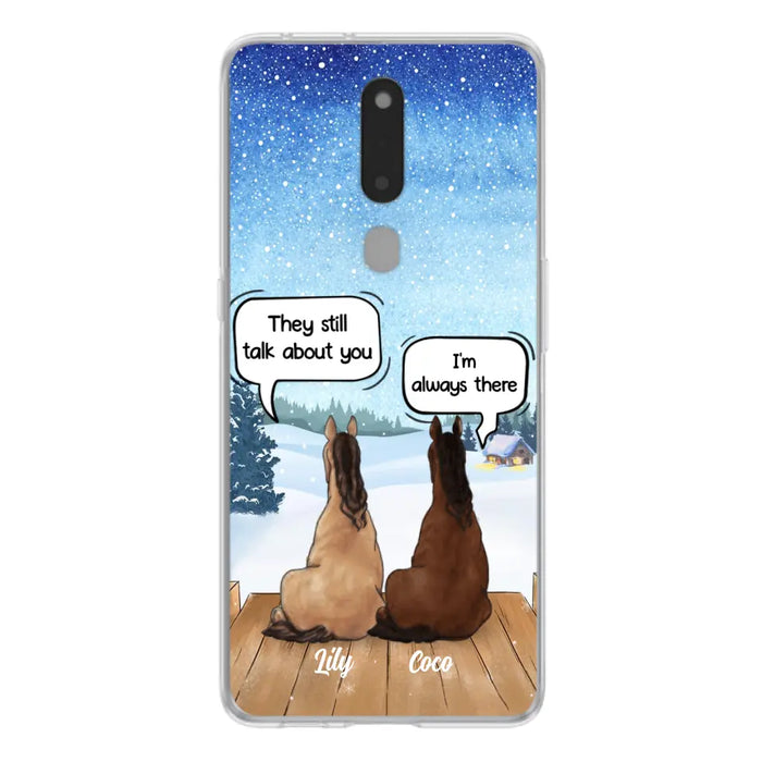 Personalized Dog Horse Phone Case - Up to 5 Pets - Xmas Gift For Dog/Horse Lover - Case For Xiaomi, Oppo And Huawei