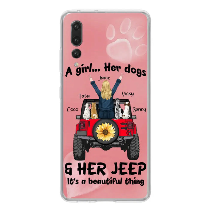 Personalized Dog Mom & Off-road Phone case - Case For Xiaomi, Huawei and Oppo - A Girl Her Dogs - 2OTN07