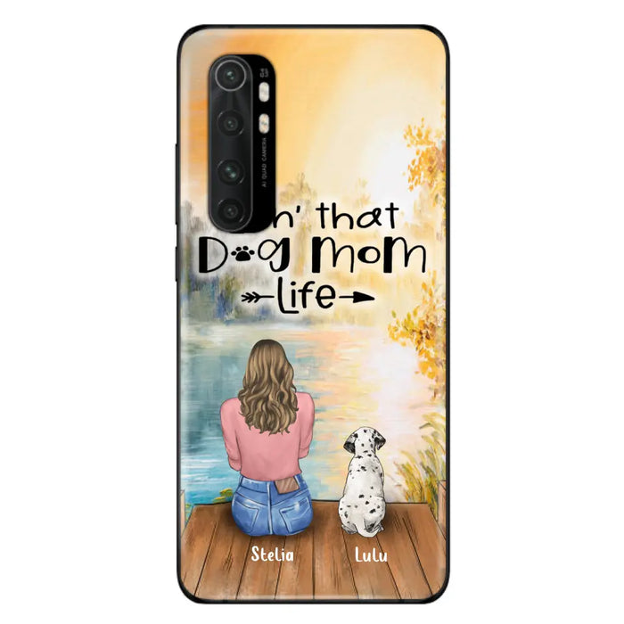 Personalized Dog Mom Phone Case - Case for Huawei, Oppo and Xiaomi - Gift for Dog Lovers With Up To 4 Dogs - Livin' that dog mom life