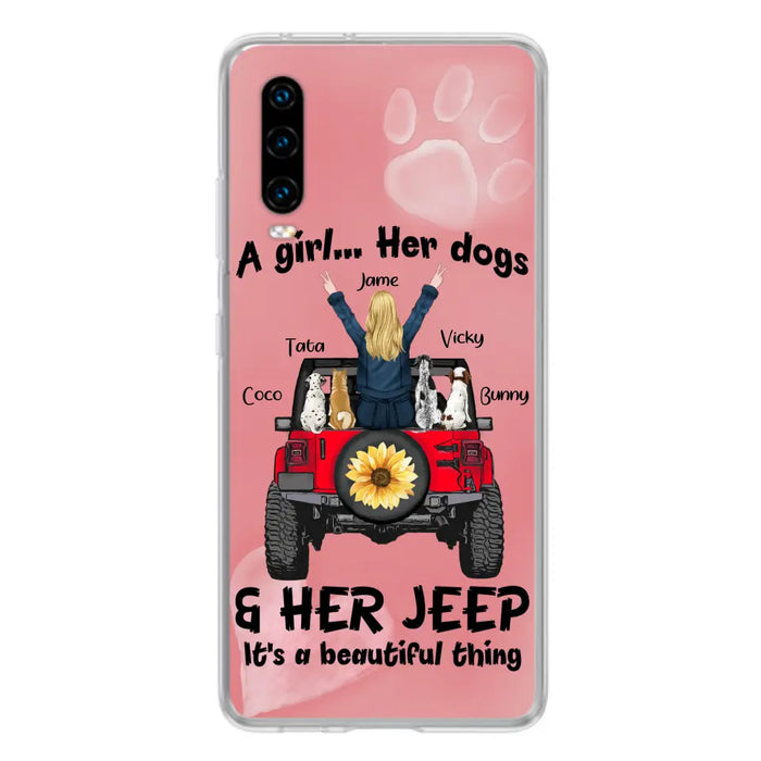Personalized Dog Mom & Off-road Phone case - Case For Xiaomi, Huawei and Oppo - A Girl Her Dogs - 2OTN07