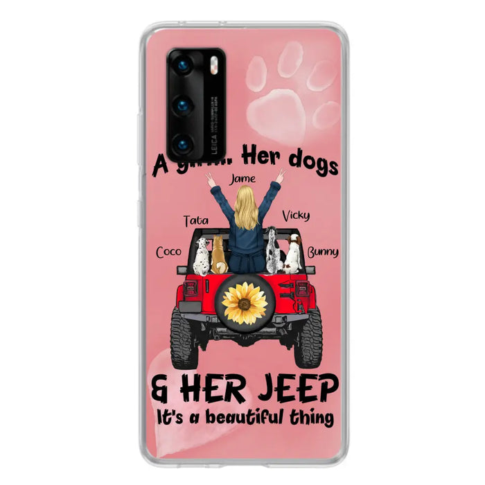 Personalized Dog Mom & Off-road Phone case - Case For Xiaomi, Huawei and Oppo - A Girl Her Dogs - 2OTN07