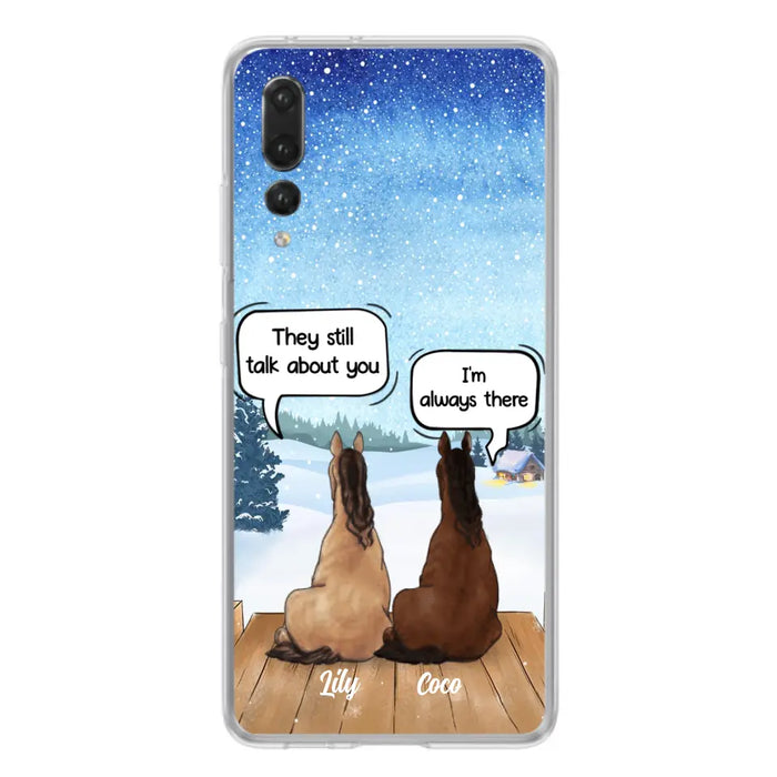 Personalized Dog Horse Phone Case - Up to 5 Pets - Xmas Gift For Dog/Horse Lover - Case For Xiaomi, Oppo And Huawei