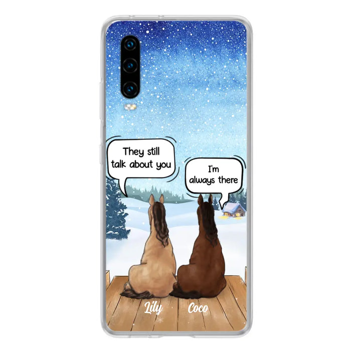 Personalized Dog Horse Phone Case - Up to 5 Pets - Xmas Gift For Dog/Horse Lover - Case For Xiaomi, Oppo And Huawei