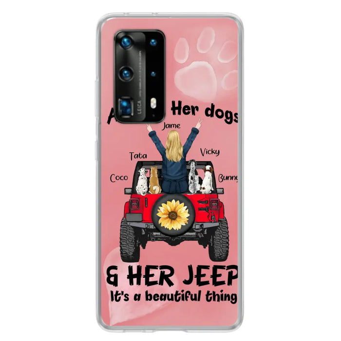 Personalized Dog Mom & Off-road Phone case - Case For Xiaomi, Huawei and Oppo - A Girl Her Dogs - 2OTN07