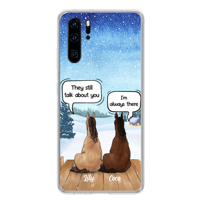 Personalized Dog Horse Phone Case - Up to 5 Pets - Xmas Gift For Dog/Horse Lover - Case For Xiaomi, Oppo And Huawei