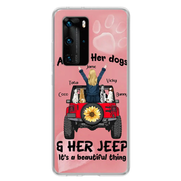 Personalized Dog Mom & Off-road Phone case - Case For Xiaomi, Huawei and Oppo - A Girl Her Dogs - 2OTN07