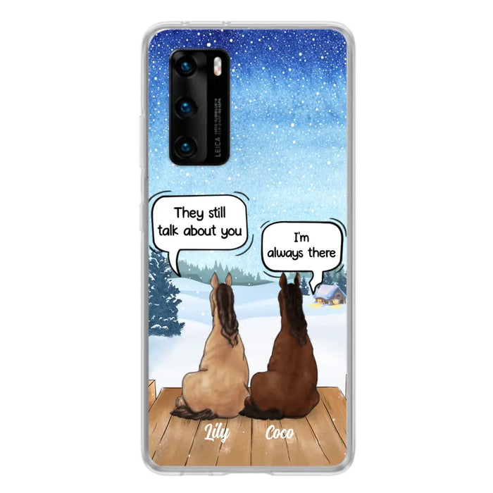 Personalized Dog Horse Phone Case - Up to 5 Pets - Xmas Gift For Dog/Horse Lover - Case For Xiaomi, Oppo And Huawei