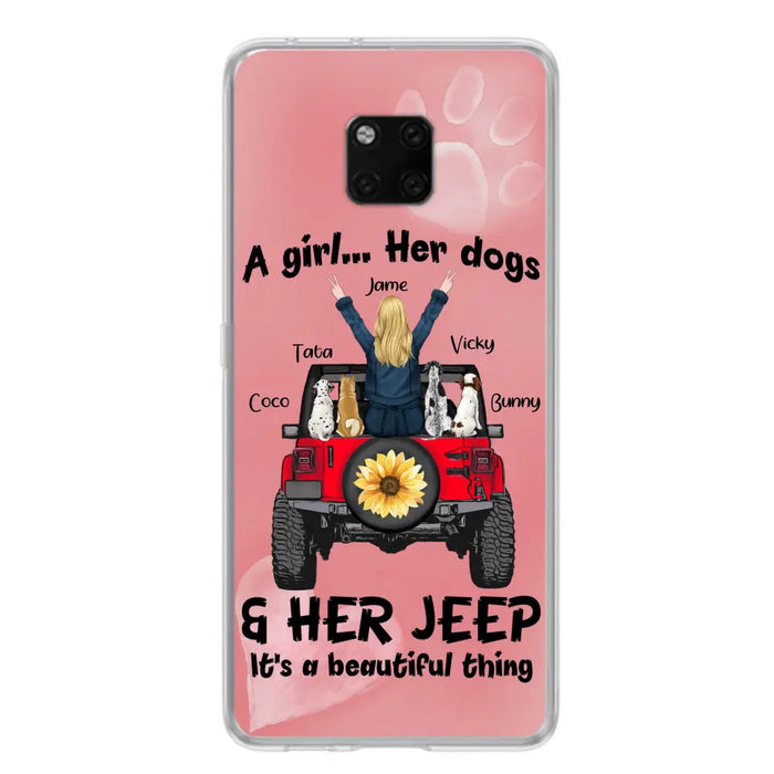 Personalized Dog Mom & Off-road Phone case - Case For Xiaomi, Huawei and Oppo - A Girl Her Dogs - 2OTN07