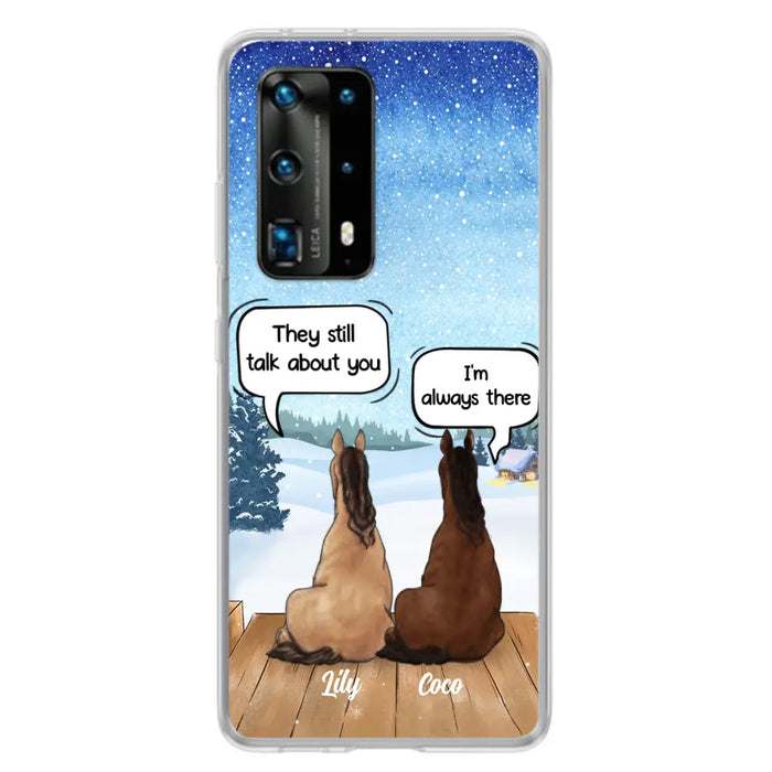 Personalized Dog Horse Phone Case - Up to 5 Pets - Xmas Gift For Dog/Horse Lover - Case For Xiaomi, Oppo And Huawei