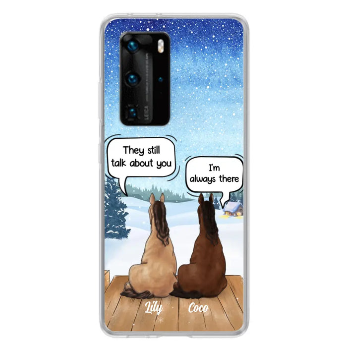 Personalized Dog Horse Phone Case - Up to 5 Pets - Xmas Gift For Dog/Horse Lover - Case For Xiaomi, Oppo And Huawei