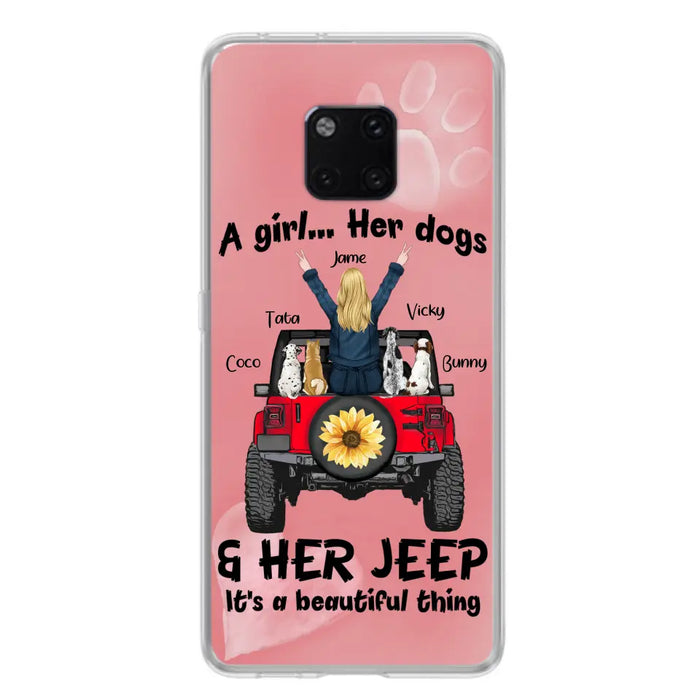 Personalized Dog Mom & Off-road Phone case - Case For Xiaomi, Huawei and Oppo - A Girl Her Dogs - 2OTN07