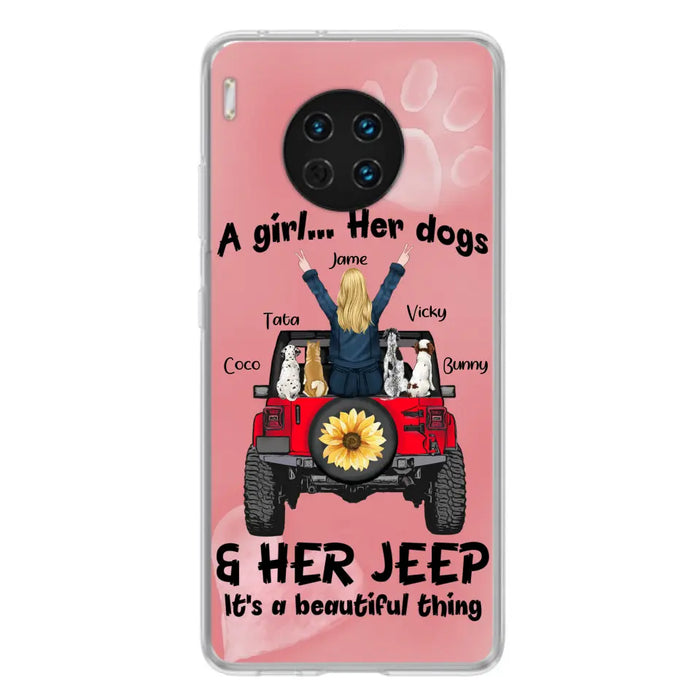 Personalized Dog Mom & Off-road Phone case - Case For Xiaomi, Huawei and Oppo - A Girl Her Dogs - 2OTN07