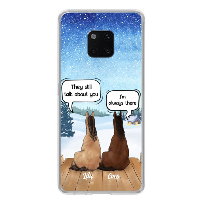 Personalized Dog Horse Phone Case - Up to 5 Pets - Xmas Gift For Dog/Horse Lover - Case For Xiaomi, Oppo And Huawei