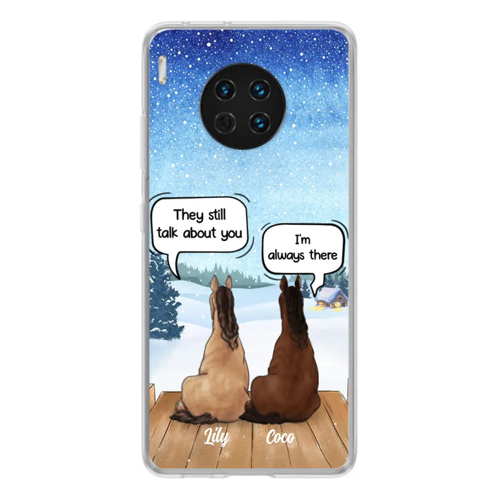 Personalized Dog Horse Phone Case - Up to 5 Pets - Xmas Gift For Dog/Horse Lover - Case For Xiaomi, Oppo And Huawei