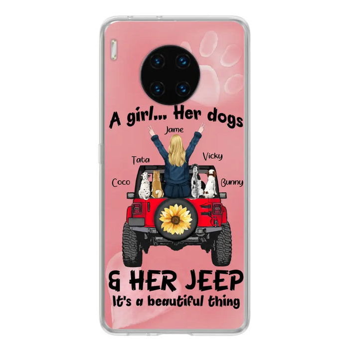 Personalized Dog Mom & Off-road Phone case - Case For Xiaomi, Huawei and Oppo - A Girl Her Dogs - 2OTN07