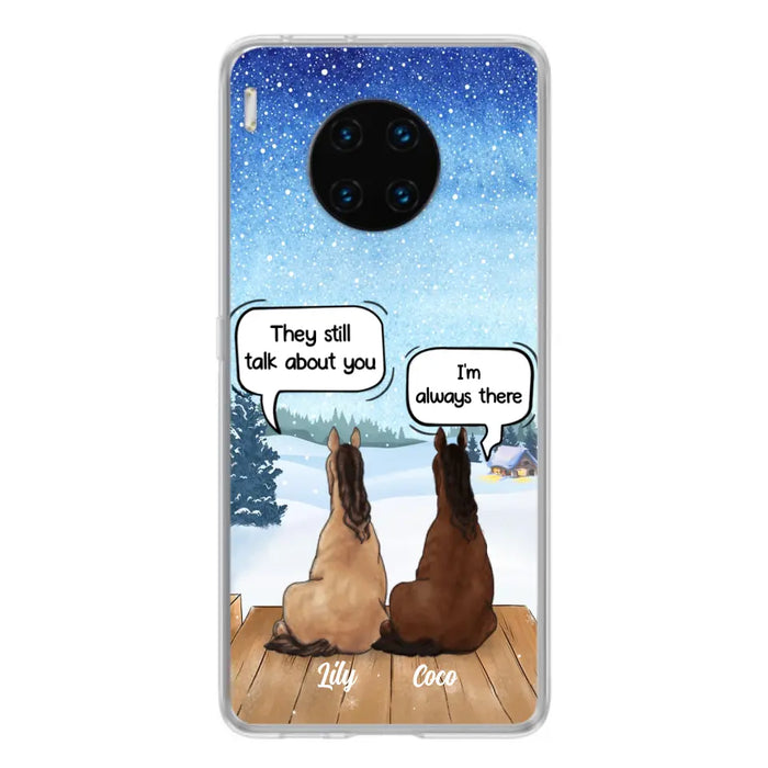 Personalized Dog Horse Phone Case - Up to 5 Pets - Xmas Gift For Dog/Horse Lover - Case For Xiaomi, Oppo And Huawei