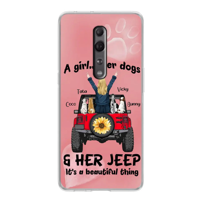 Personalized Dog Mom & Off-road Phone case - Case For Xiaomi, Huawei and Oppo - A Girl Her Dogs - 2OTN07