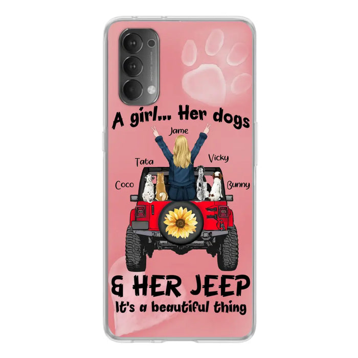 Personalized Dog Mom & Off-road Phone case - Case For Xiaomi, Huawei and Oppo - A Girl Her Dogs - 2OTN07