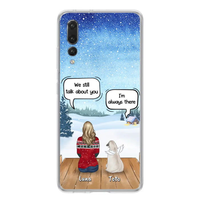 Personalized Dog Horse Phone Case - Man/Woman With Up to 5 Pets - Case For Xiaomi, Oppo And Huawei